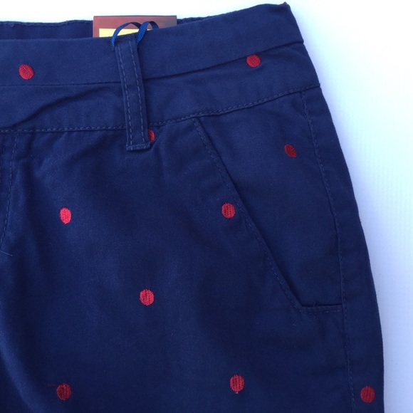 Blue Epic Polkadot 4” Shorts Navy Blue & Red 4 - Picture 5 of 7